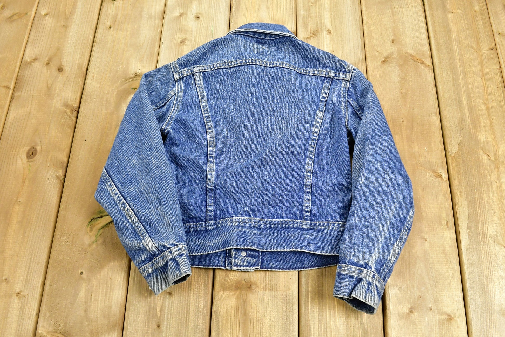 Vintage 1970s Lee Storm Riders Denim Kids Jean Jacket
