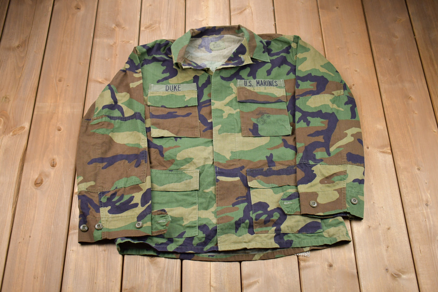 Vintage 2001 US Military / Button Up Jacket / US Army Green / Vintage Army / Streetwear Fashion / Army Jacket