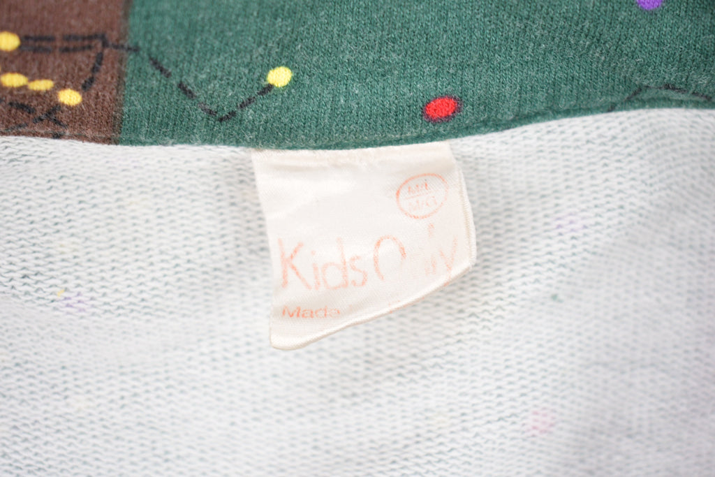 Vintage 1990s Kids Only Patchwork All Over Print Button Up Shirt