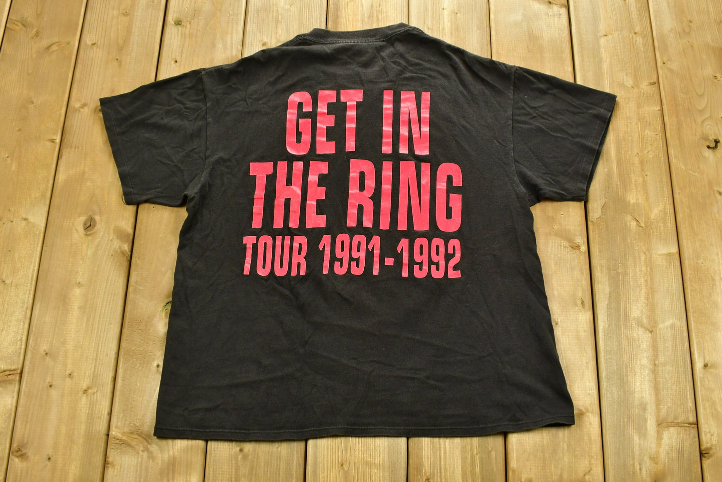 Vintage 1992 Guns N Roses Get In The Ring Tour T-shirt / Band Tee / Single Stitch / Made in USA / Brockum / Music Promo / Premium Vintage