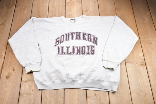 Vintage 1990s Jan Sport University of Southern Illinois Collegiate Crewneck / Sweatshirt / NCAA Sweatshirt / Sportswear / Made In USA