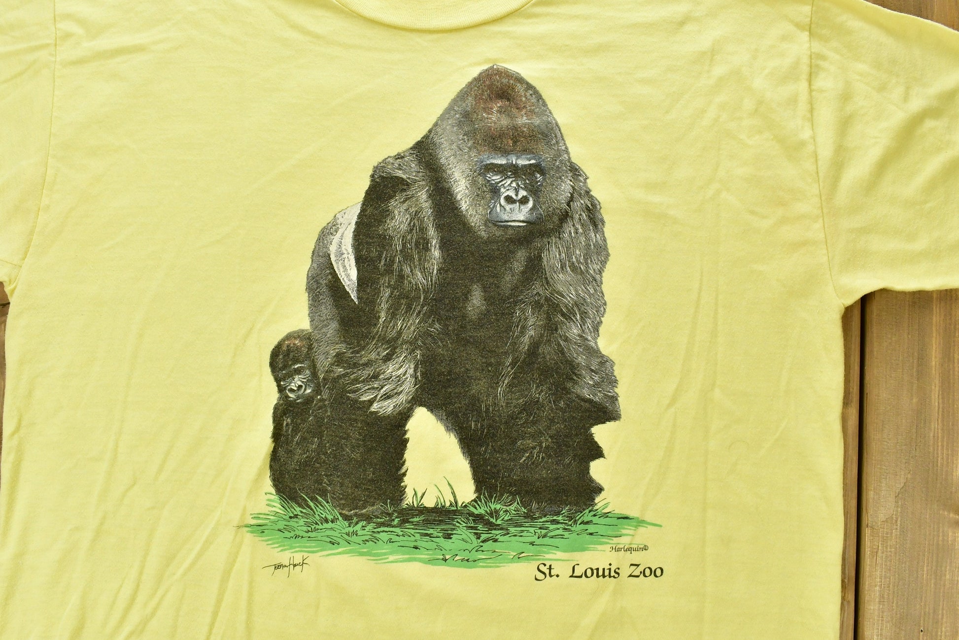 Vintage 1980s St Louis Jungle Of The Apes T-Shirt