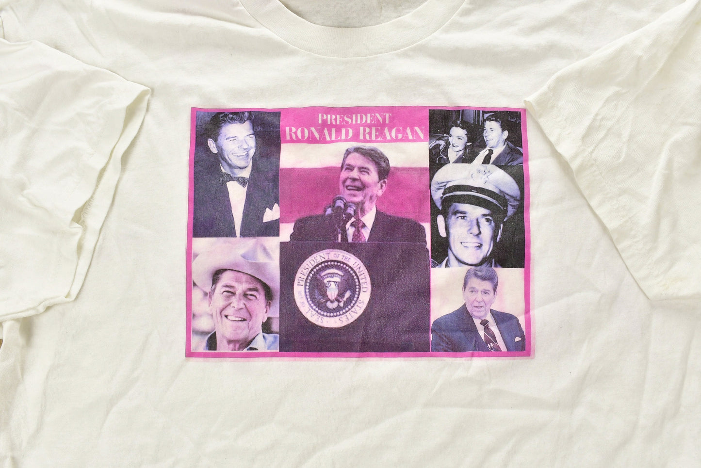 Vintage 1990s President Ronald Reagan T-Shirt / Graphic / USA T Shirt / Streetwear / Retro Style / Vintage American Presidential T Shirt