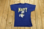 Vintage 1980s NAVY Graphic T-Shirt