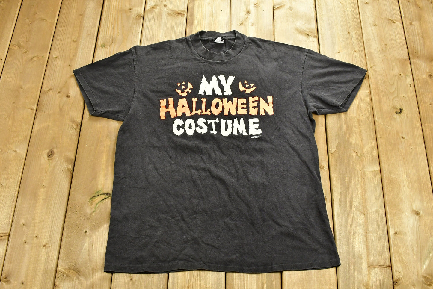 Vintage 1988 &quot;My Halloween Costume&quot; T-Shirt / Halloween Graphic / 80s / 90s / Streetwear / Retro Style / Single Stitch / Made In USA