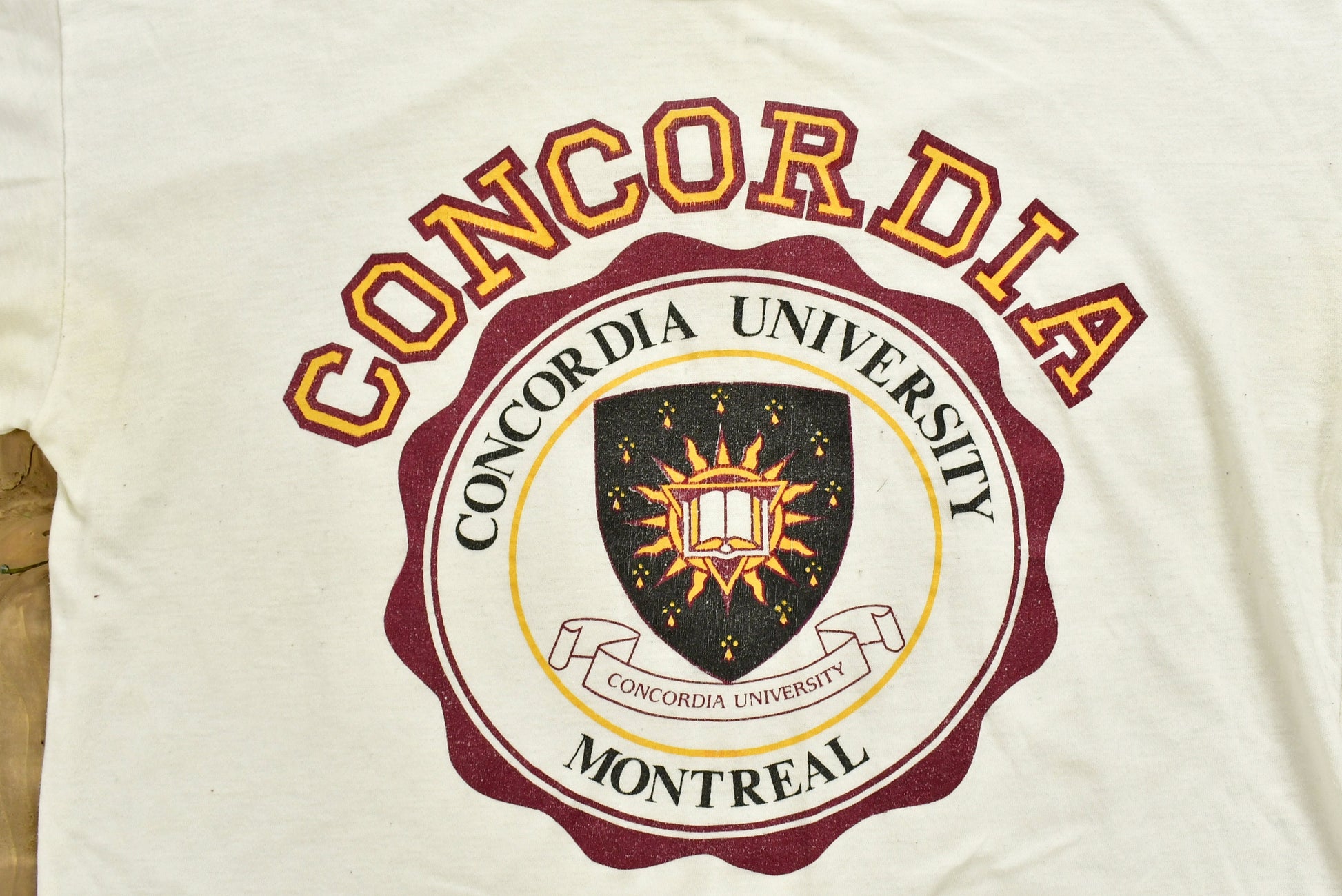 Vintage 1980s University of Concordia Collegiate T-Shirt