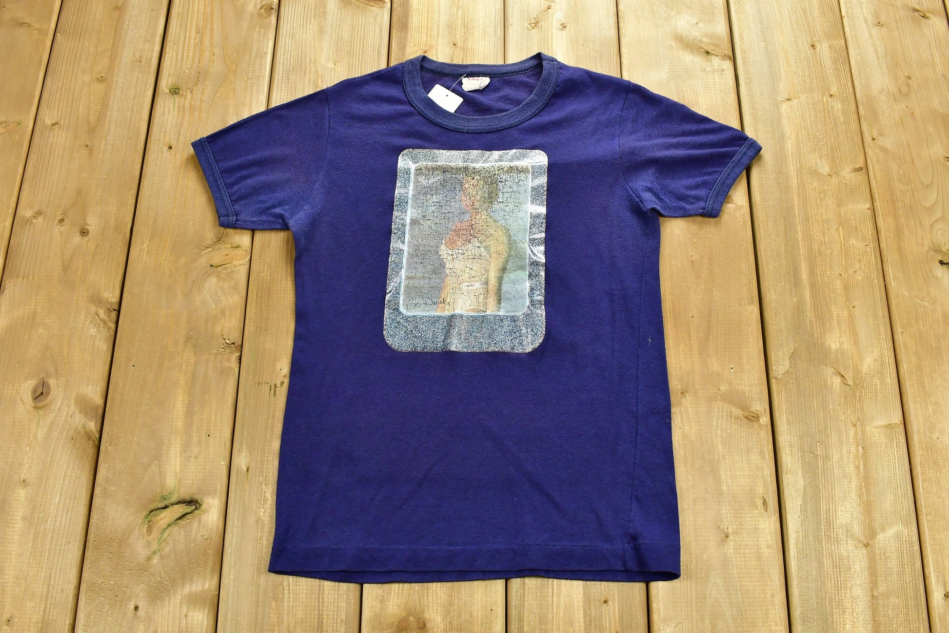 Vintage 1980s Bo Derek Graphic Ringer T-Shirt
