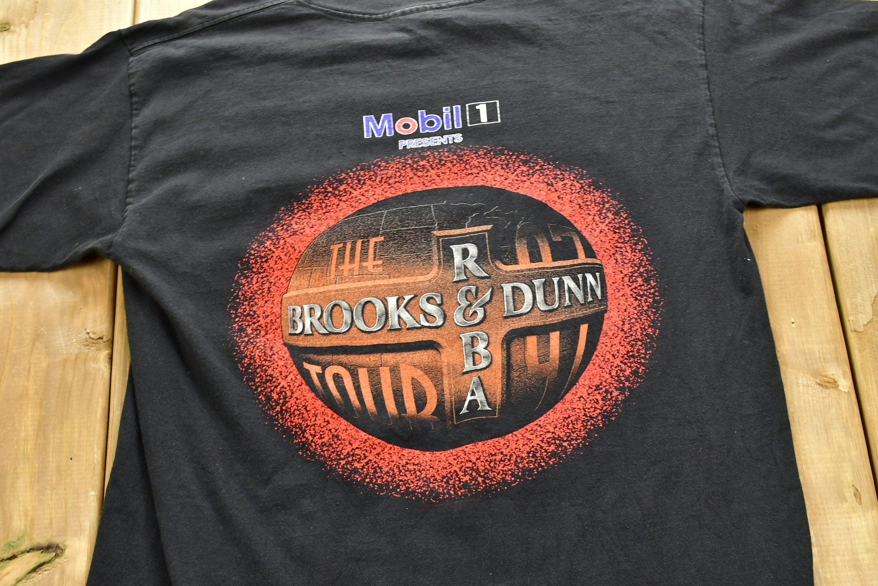 Vintage 1990s Brooks & Dunn Country Music Band Tour T-shirt