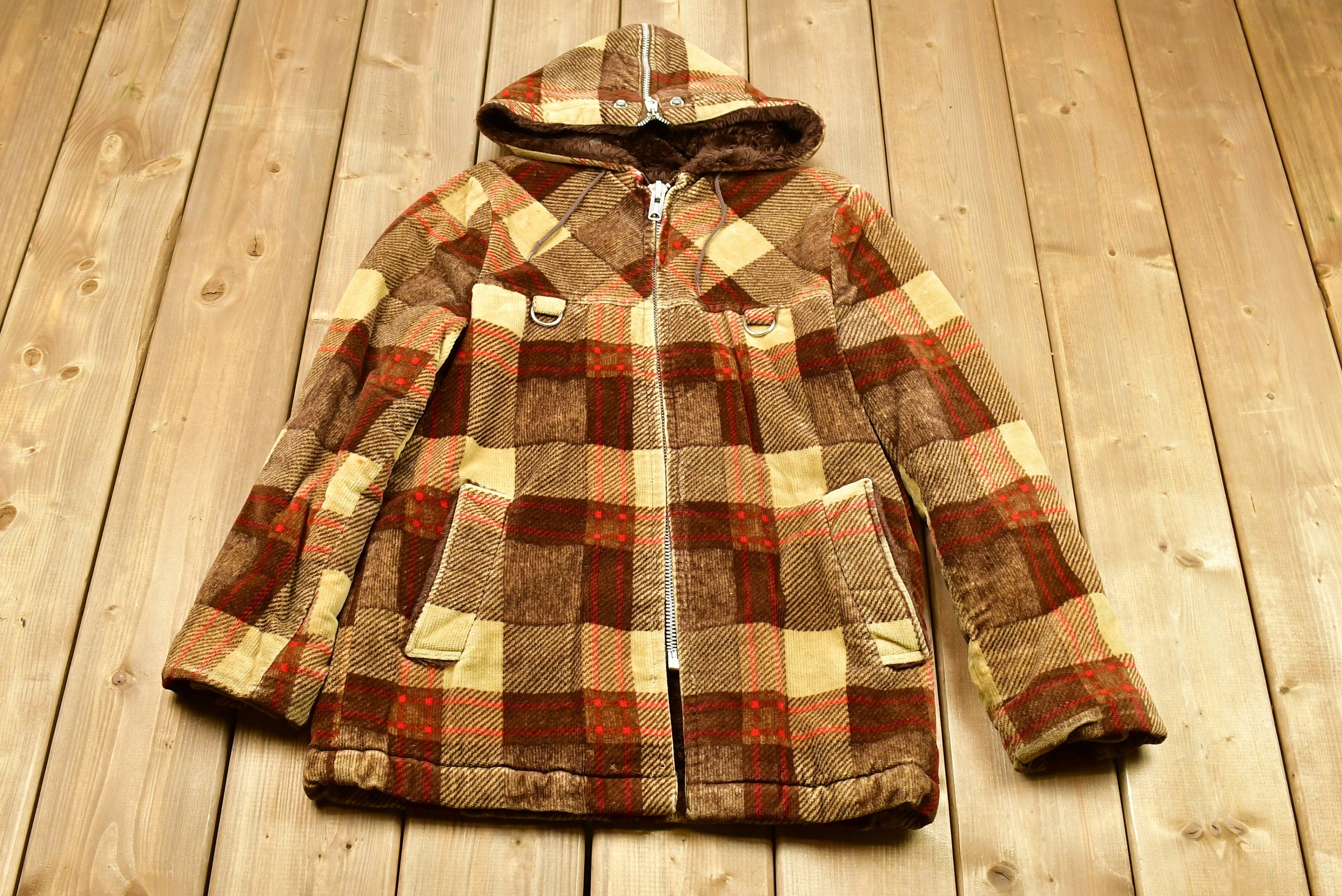 Vintage 1970s William Barry Fur Lined Coat