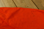 Vintage 1950s Distressed Orange Full Zip Jacket