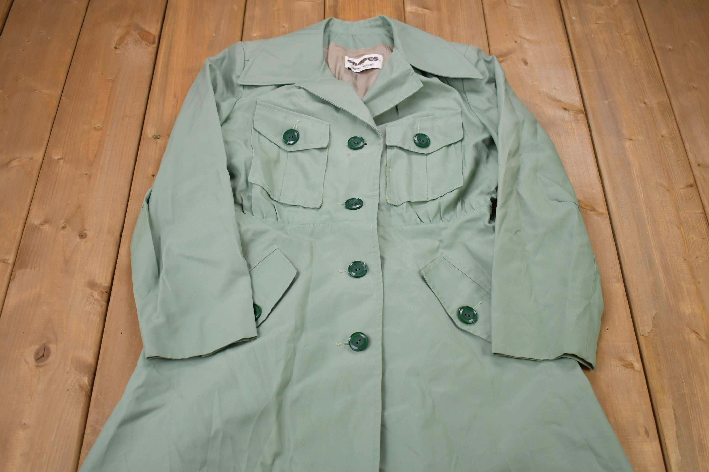 Vintage 1970s Windbreaker Overcoat Jacket
