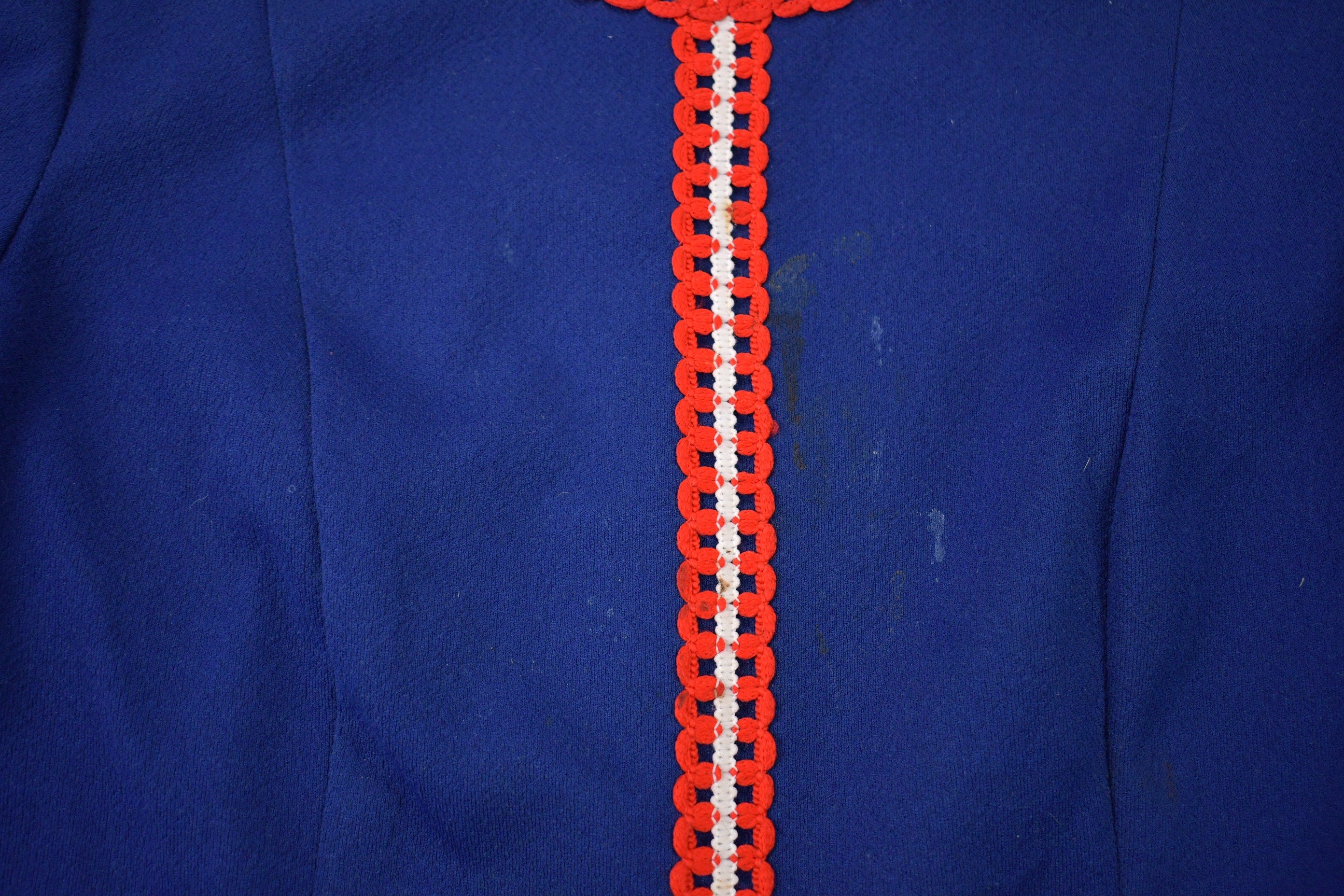 Vintage 1960s Flutterbye Wool Dress