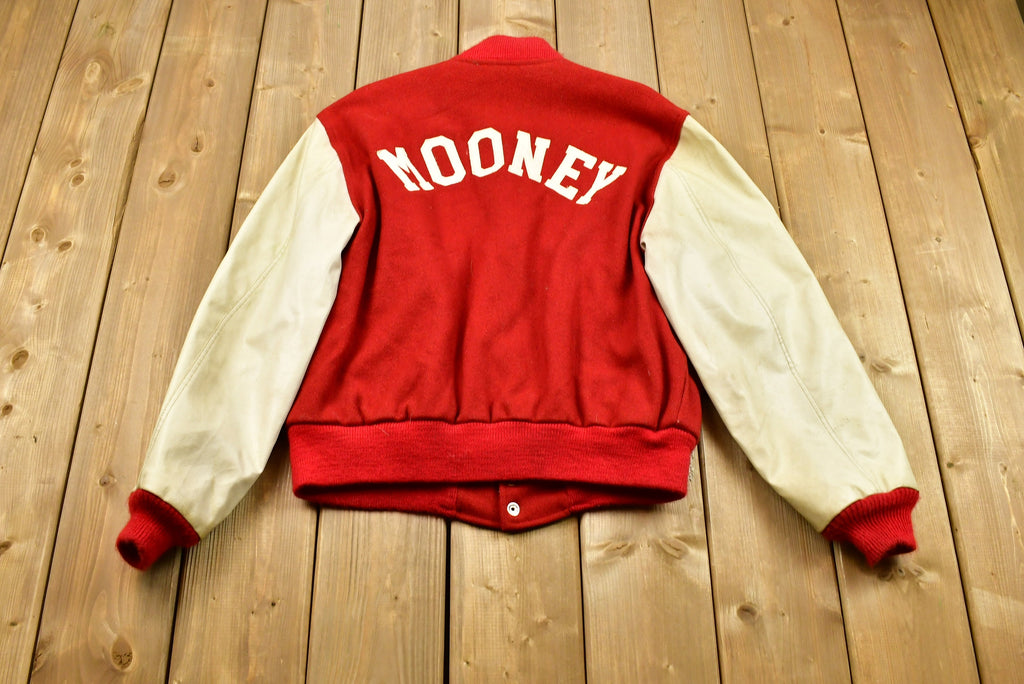 Vintage 1960s Champion Wool & Leather Varsity Style