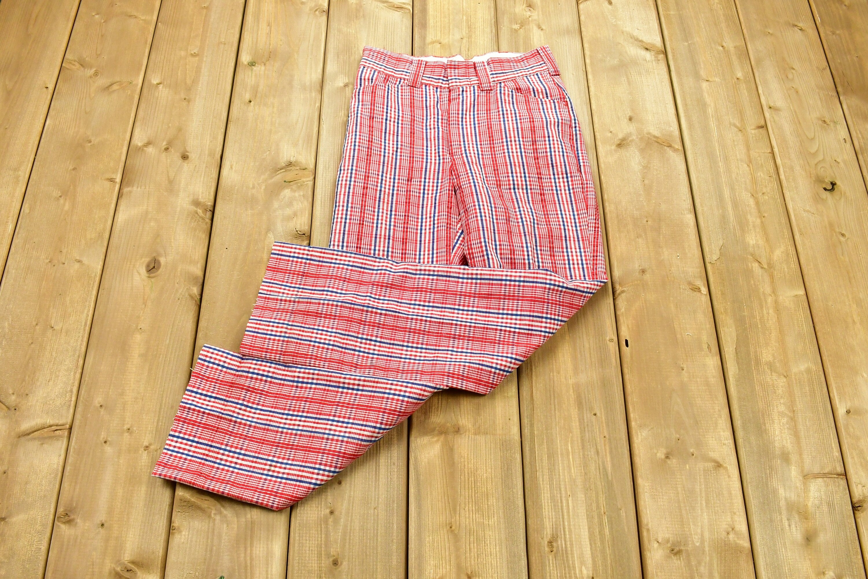 Vintage 1970s Donmoor Plaid Women's Trousers