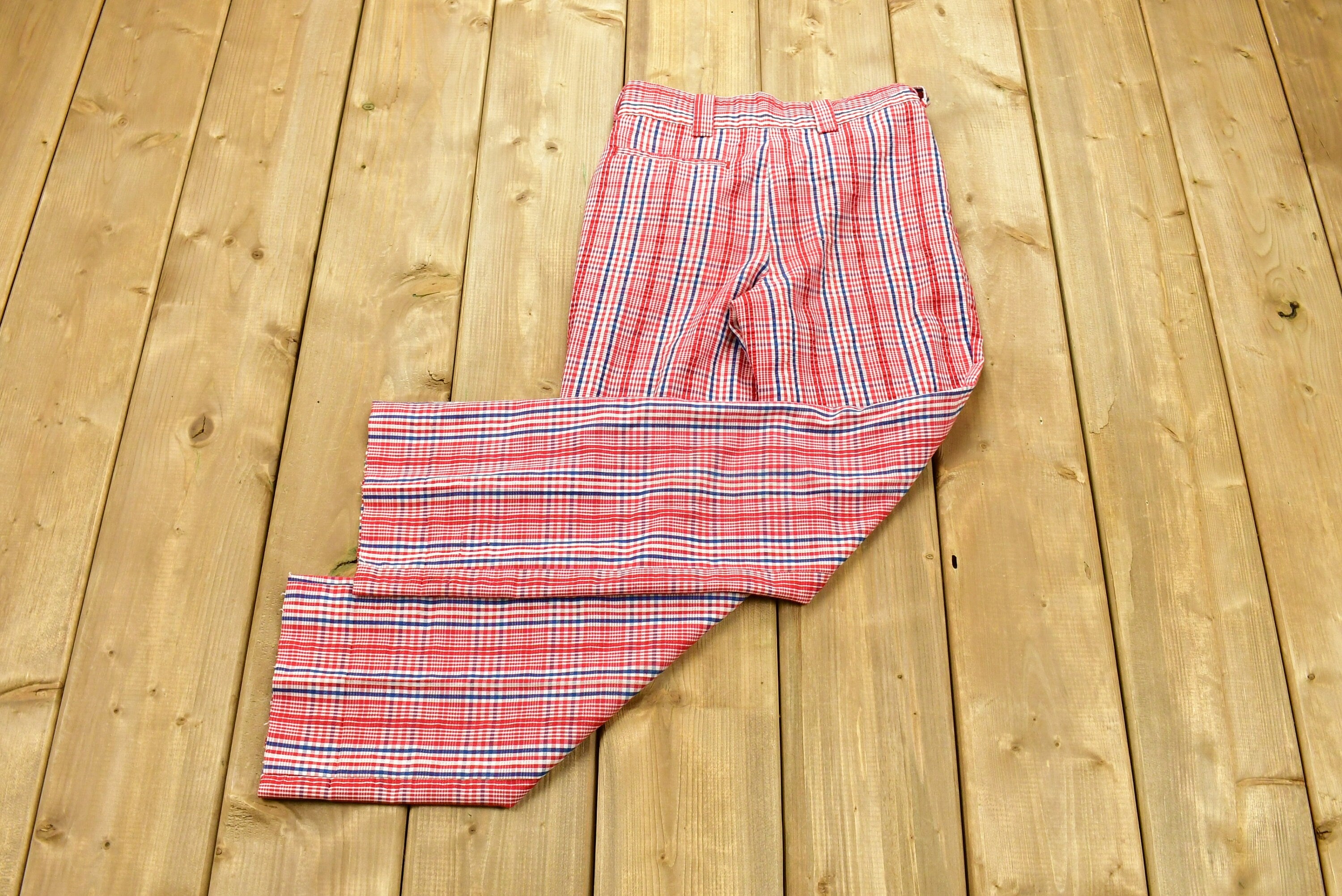 Vintage 1970s Donmoor Plaid Women's Trousers