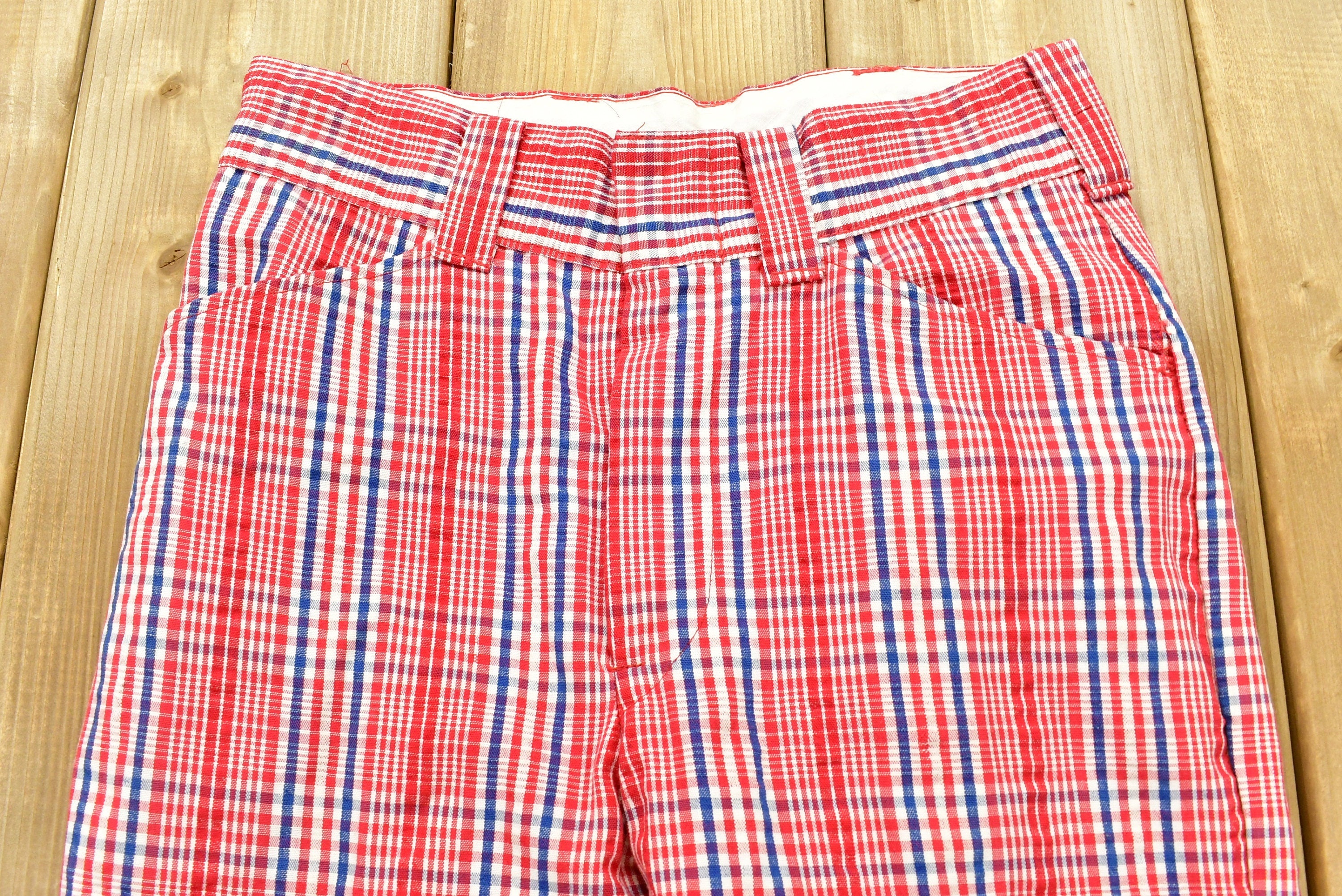 Vintage 1970s Donmoor Plaid Women's Trousers
