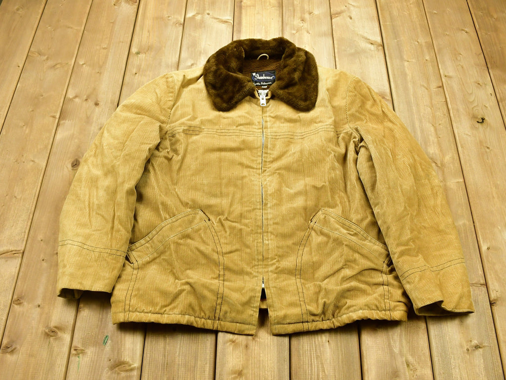 Vintage 1970s Shanhouse Fleece Lined Corduroy Jacket