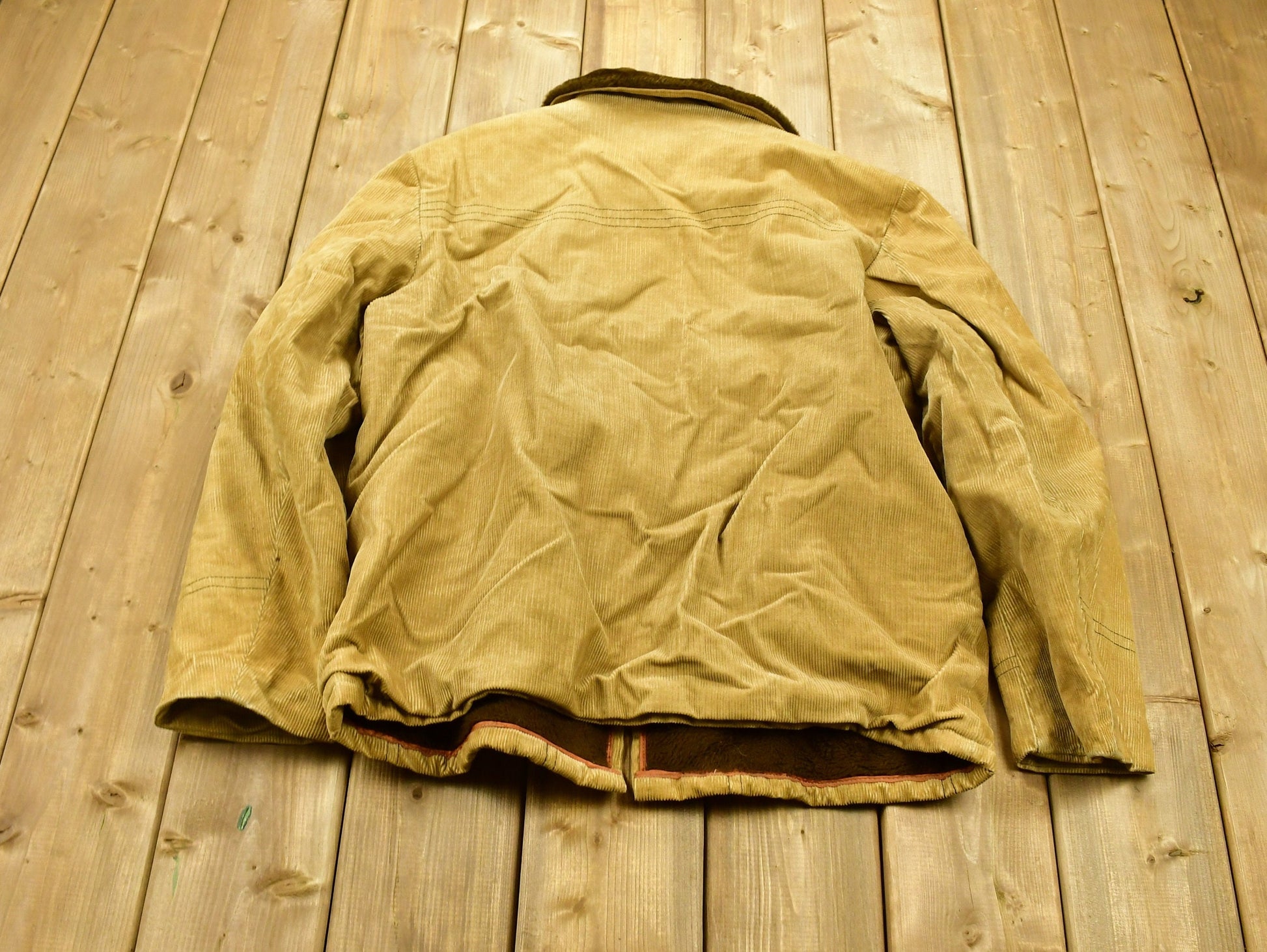 Vintage 1970s Shanhouse Fleece Lined Corduroy Jacket