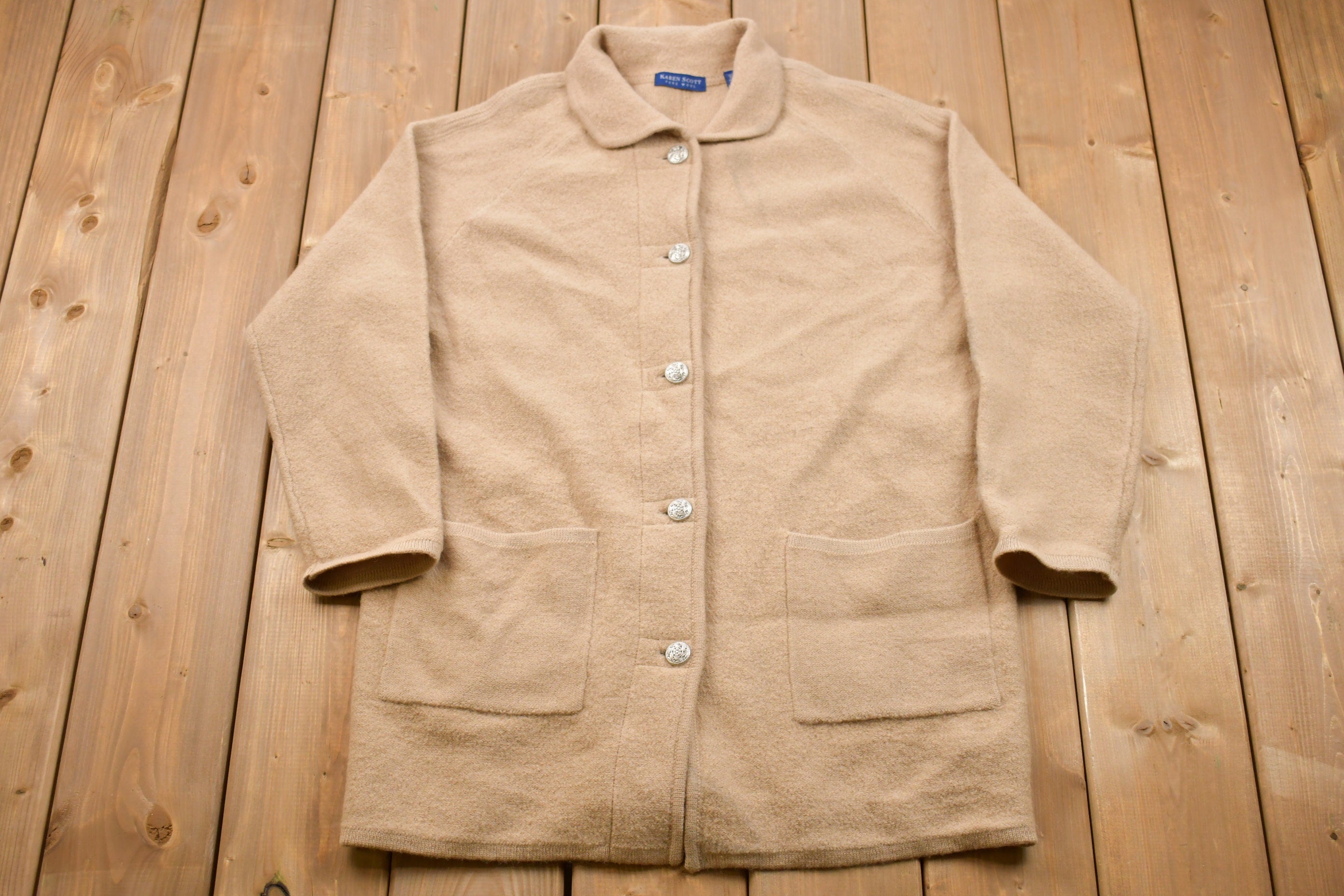 Vintage 1990s Karen Scott Wool Jacket