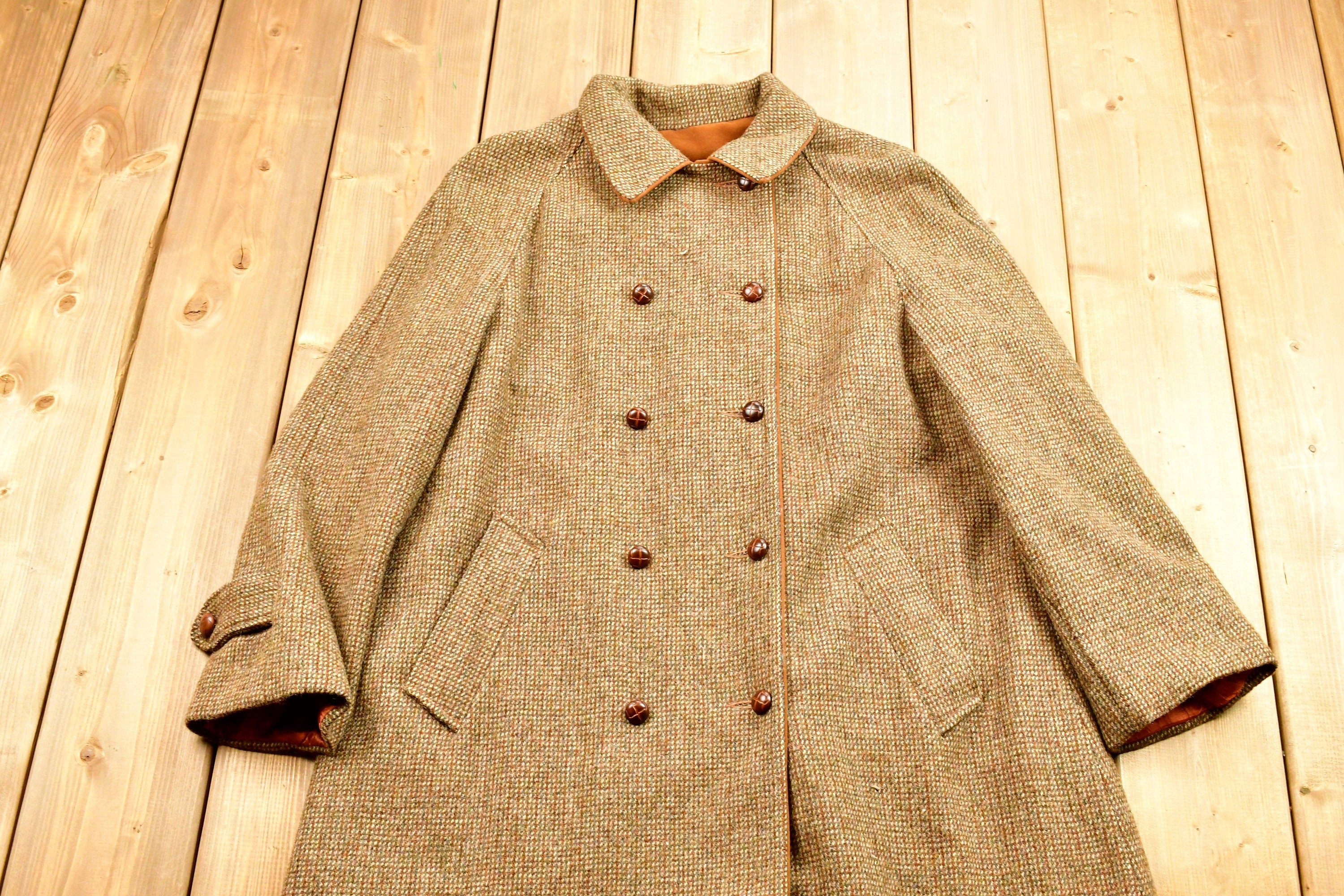 Vintage 1960s Hyde Park Pure Wool Full Length Jacket