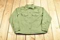 Vintage 1950s Military Infantry Wool Button Up Shirt