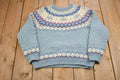 Vintage 1980s Woolrich Abstract Print Wool Sweater