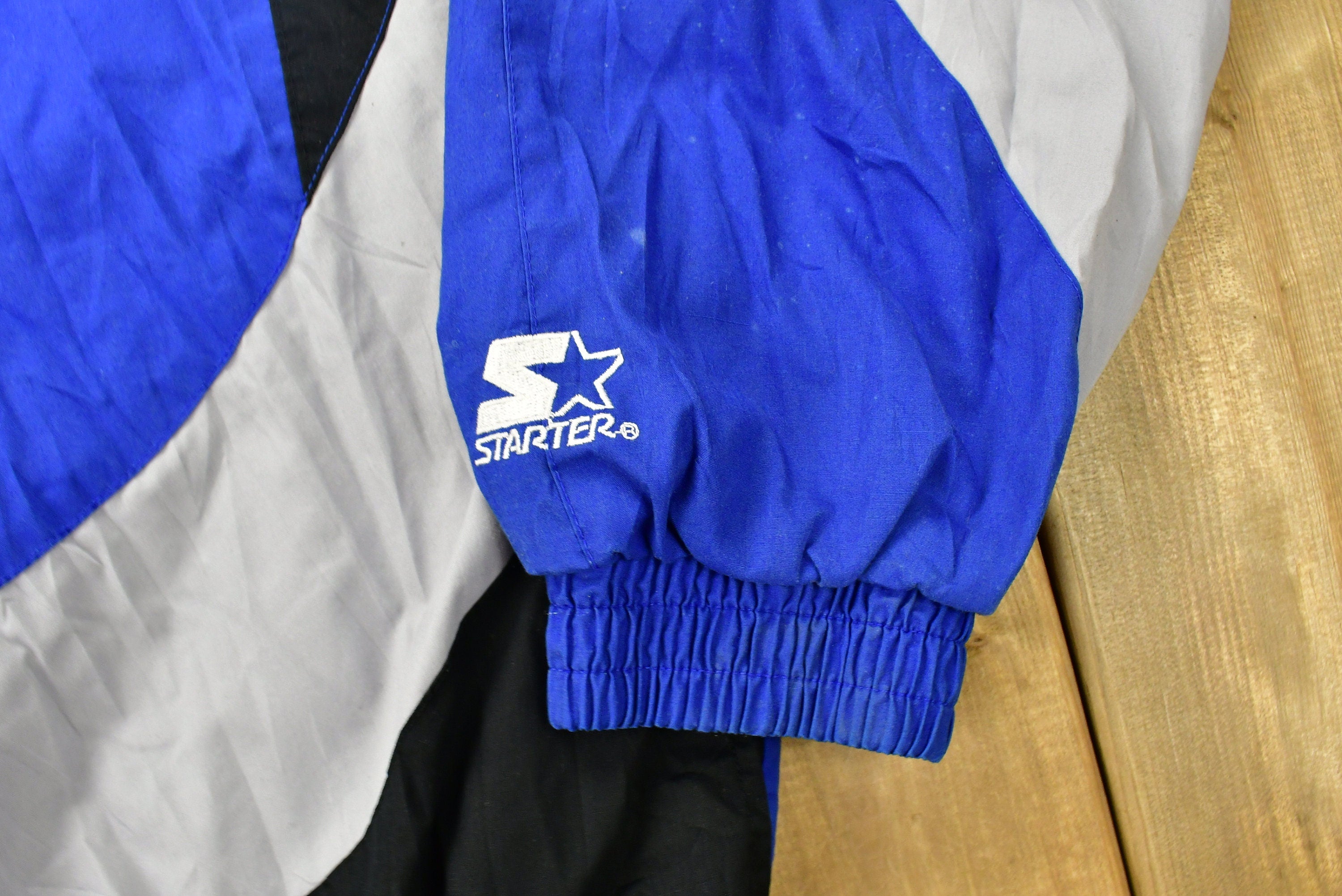 Vintage 1990s Orlando Magic NBA Color Block Starter Windbreaker Jacket
