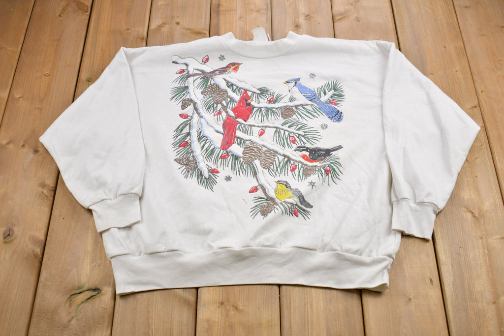 Vintage 1990s Nutcracker Bird Holiday Graphic Crewneck Sweatshirt , 90s Crewneck , Souvenir , Athleisure , Streetwear , Bird Graphic