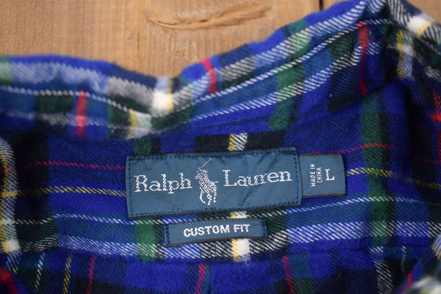 Vintage 1990s Ralph Lauren Plaid Button Up Shirt / 1990's Button Up / Vintage Flannel / Casual Wear / Workwear / Pattern Button Up