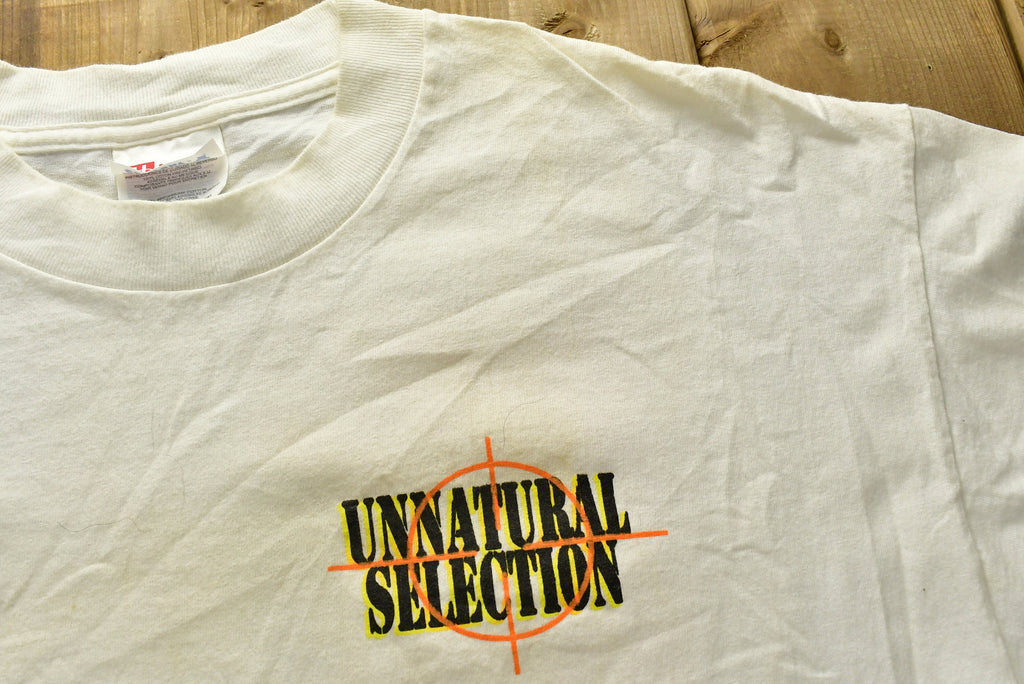 Vintage 1999 Flotsam Unnatural Selection Unnatural Tour Band T-shirt
