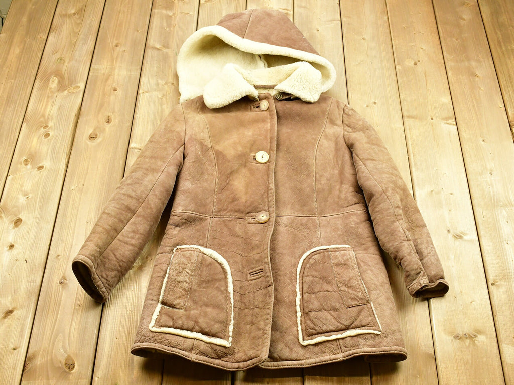 Vintage 1960s Shearling Long Coat