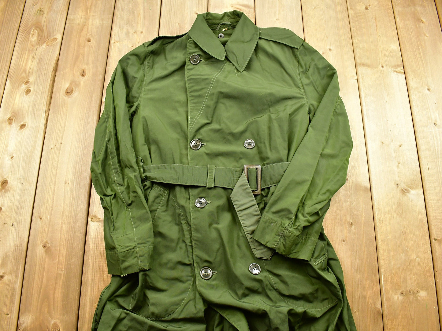 Vintage 1950s US Army Raincoat Size 36R / Military Apparel / Overcoat / True Vintage / Army Jacket / Historical / Formal Wear