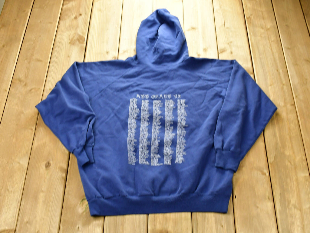 Vintage 1990s NSS Class Of 1992 Raglan Cut Hooded Sweatshirt