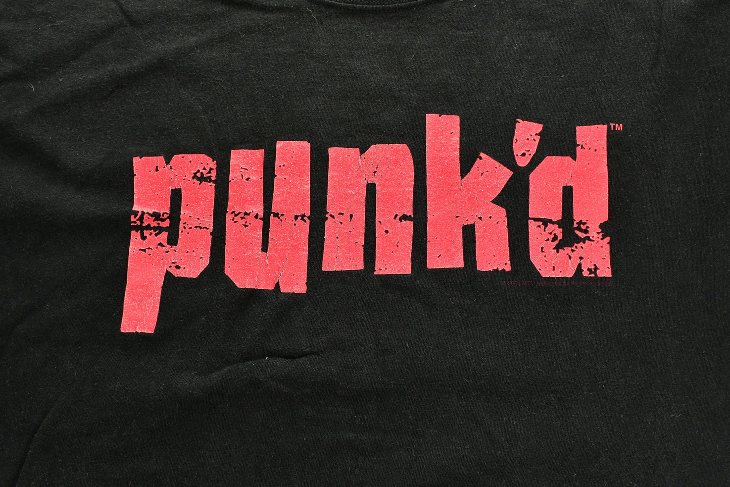 Vintage 2000 MTV Television Punk'd Promo T-shirt / Vintage TV Promo T Shirt / Y2K / Rare Vintage / Vintage T-Shirt / Premium Vintage