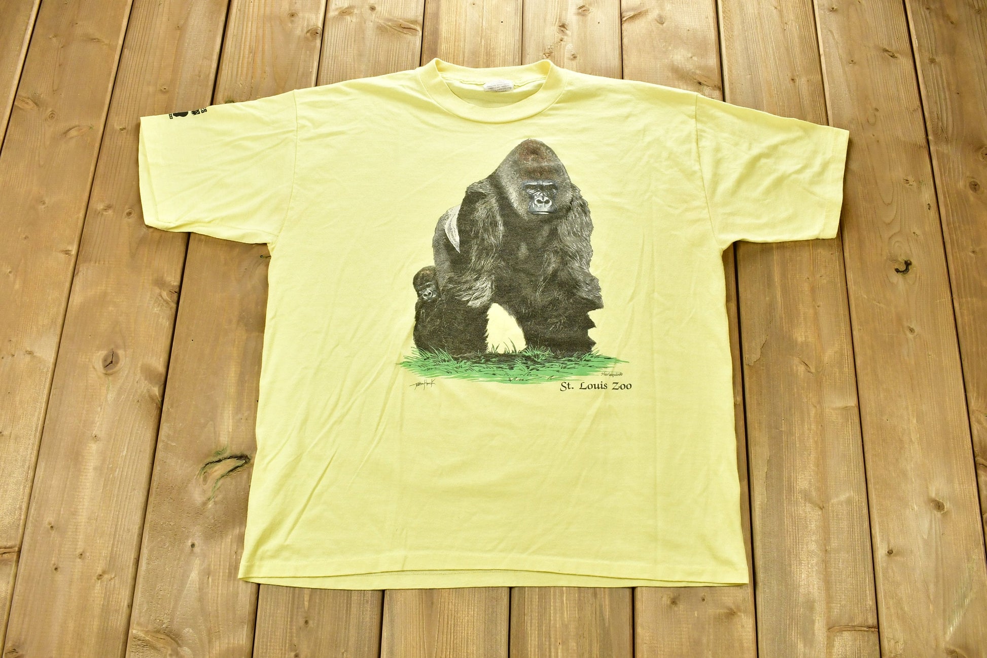 Vintage 1980s St Louis Jungle Of The Apes T-Shirt
