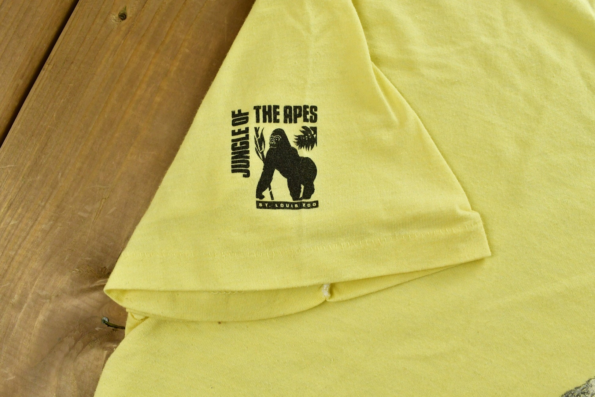 Vintage 1980s St Louis Jungle Of The Apes T-Shirt