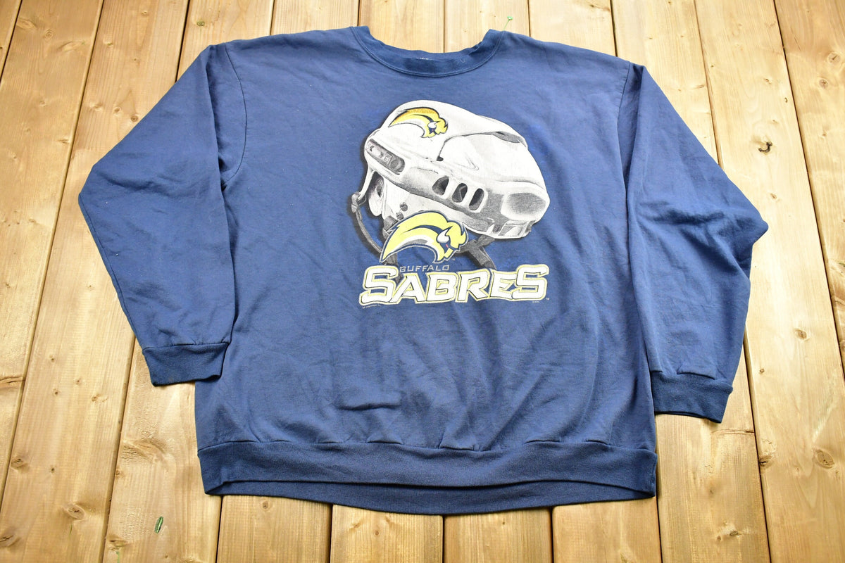 Vintage 1990s Buffalo Sabres NHL CSA Crewneck Sweatshirt