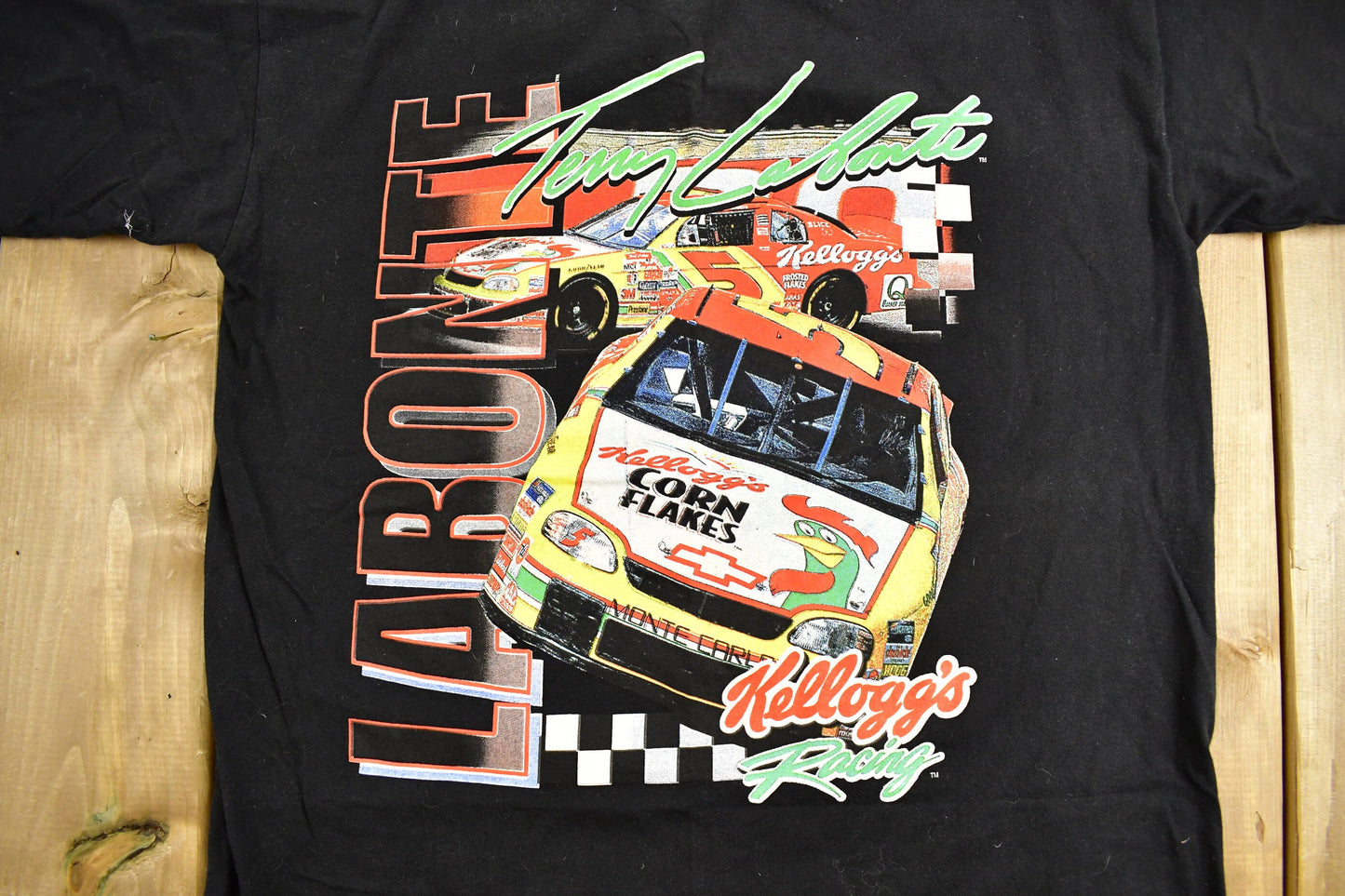 Vintage 1999 Terry Labonte NASCAR Racing T-Shirt / Kellogg's / NASCAR Racing / 90s Streetwear / Athleisure / Sportswear