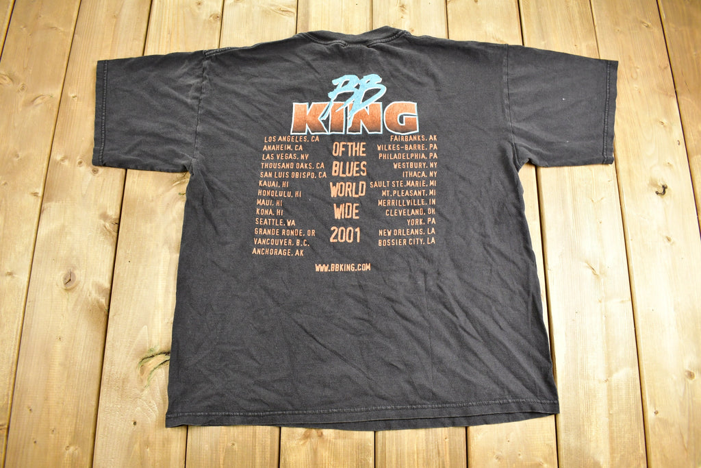 Vintage 2001 BB King Of The Blues World Tour T-shirt