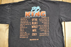 Vintage 2001 BB King Of The Blues World Tour T-shirt