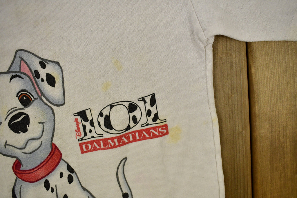 Vintage 1990s 101 Dalmatians Disney Movie Youth Size Promo T-Shirt