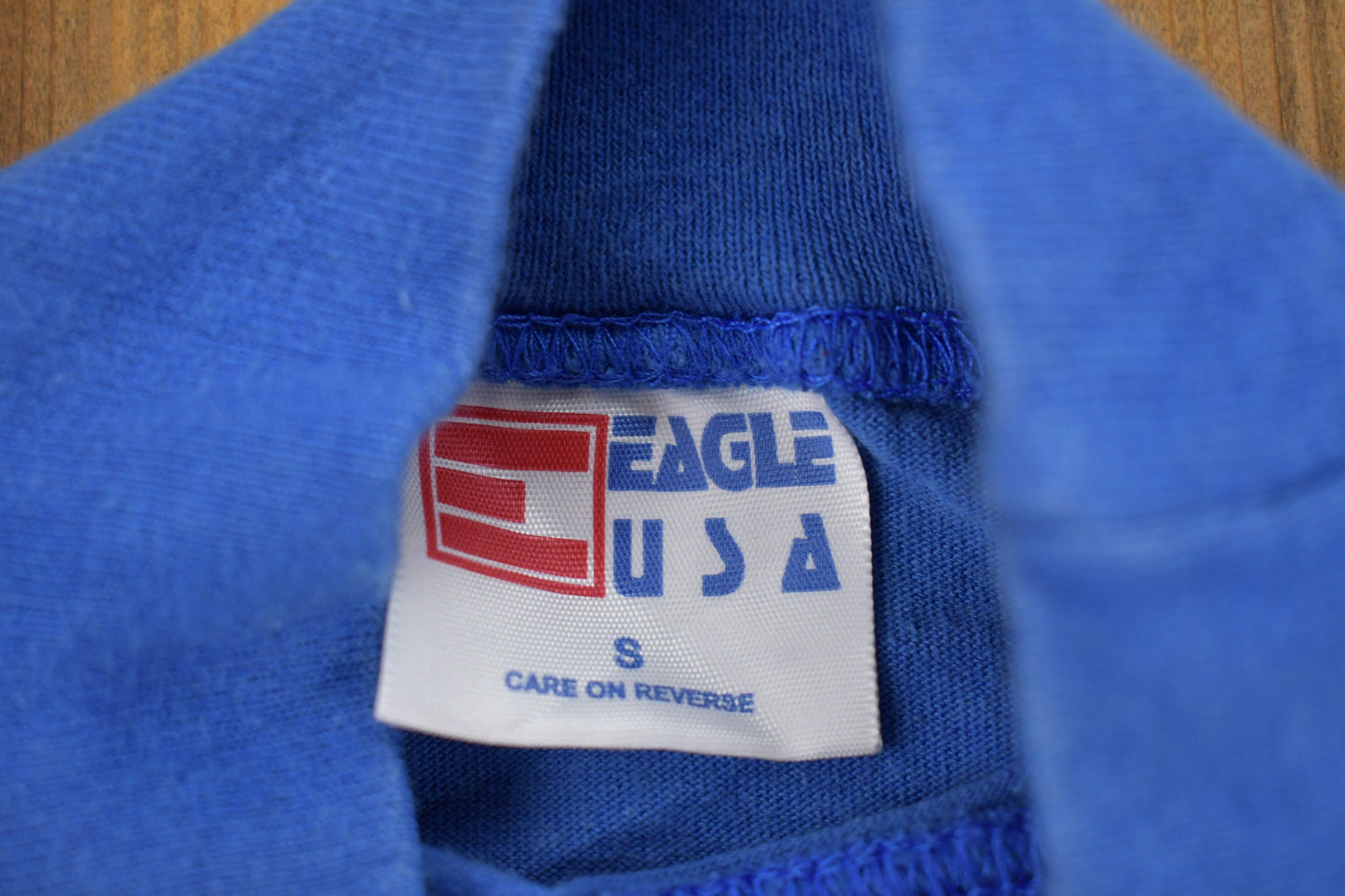 Vintage 1990s Eagle USA Embroidered Mockneck Long Sleeve