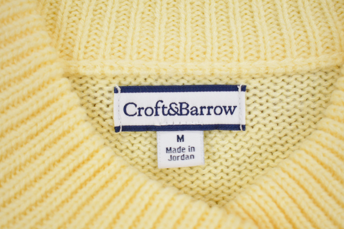 Vintage 1990s Croft & Barrow Knitted Sweater / Vintage 90s Cardigan / Pattern Sweater / Outdoor / Hand Knit / Pullover Sweatshirt