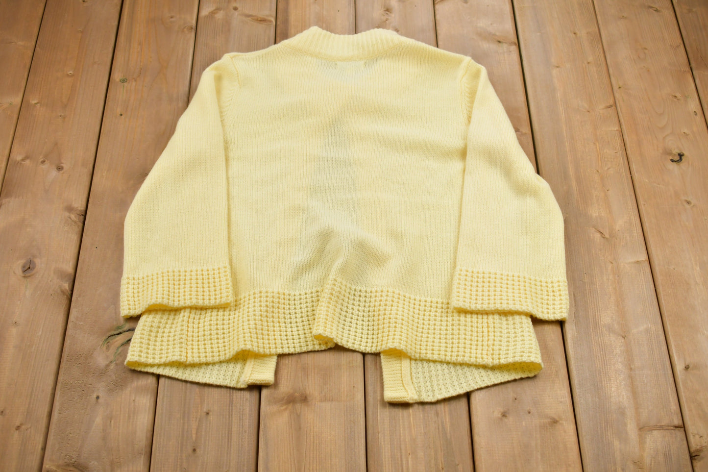 Vintage 1990s Croft & Barrow Knitted Sweater / Vintage 90s Cardigan / Pattern Sweater / Outdoor / Hand Knit / Pullover Sweatshirt