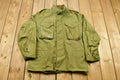 Vintage 1950s Military Army Green Jacket