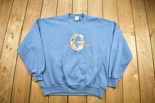 Vintage 1990s Grandfather Embroidered Crewneck Sweatshirt