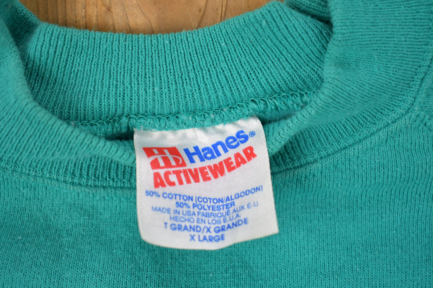 Vintage 1990 Made In USA Raglan Sleeve Crewneck Sweatshirt / 90s Crewneck / Souvenir / Athleisure / Streetwear / Travel And Tourism