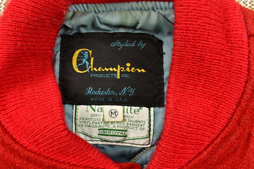 Vintage 1960s Champion Wool & Leather Varsity Style