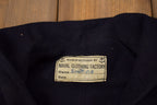 Vintage 1940s WWll Naval Clothing Factory Wool Sweater