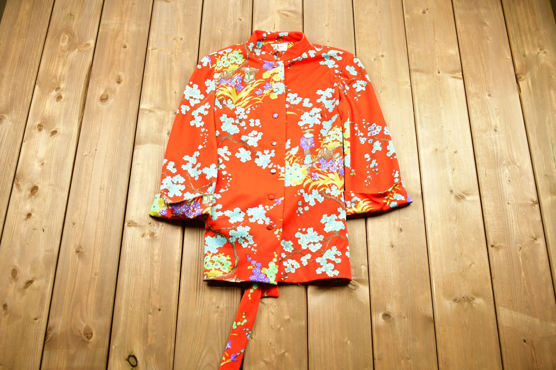 Vintage 1970s Japanese Button Up Shirt